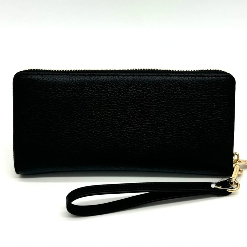 Michael Kors Large Continental Wallet Black/Gold